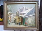 Maurice Montmartre Paris Repro Utrillo circa 1960 ? Painting on Canvas