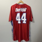 Vintage Wilson Dayton Flyers Jersey #44 Mens Size 52 Made In USA Red/Blue