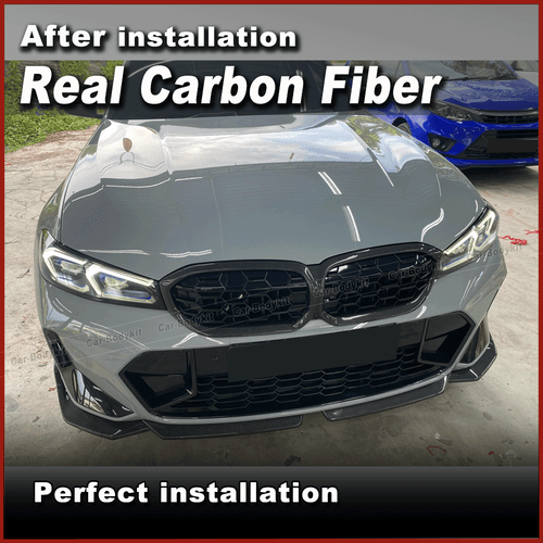 Carbon Frontlippe Front Spoiler Lippe Passt für BMW 3er G20 LCI M340i M-SPORT - Picture 4 of 11