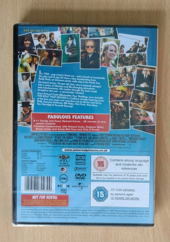 The Boat That Rocked (DVD) Bill Nighy - Music Comedy **New & Sealed - Image 2 of 4