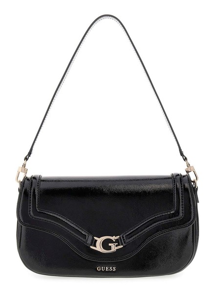 Guess Dea Flap Shoulder Bag Schultertasche Tasche Black Schwarz Neu-image