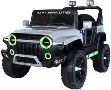 Jeep ST-3.0 4x4, 180 W, APP, EVA, samochód dziecięcy pojazd dziecięcy samochód elektryczny szary