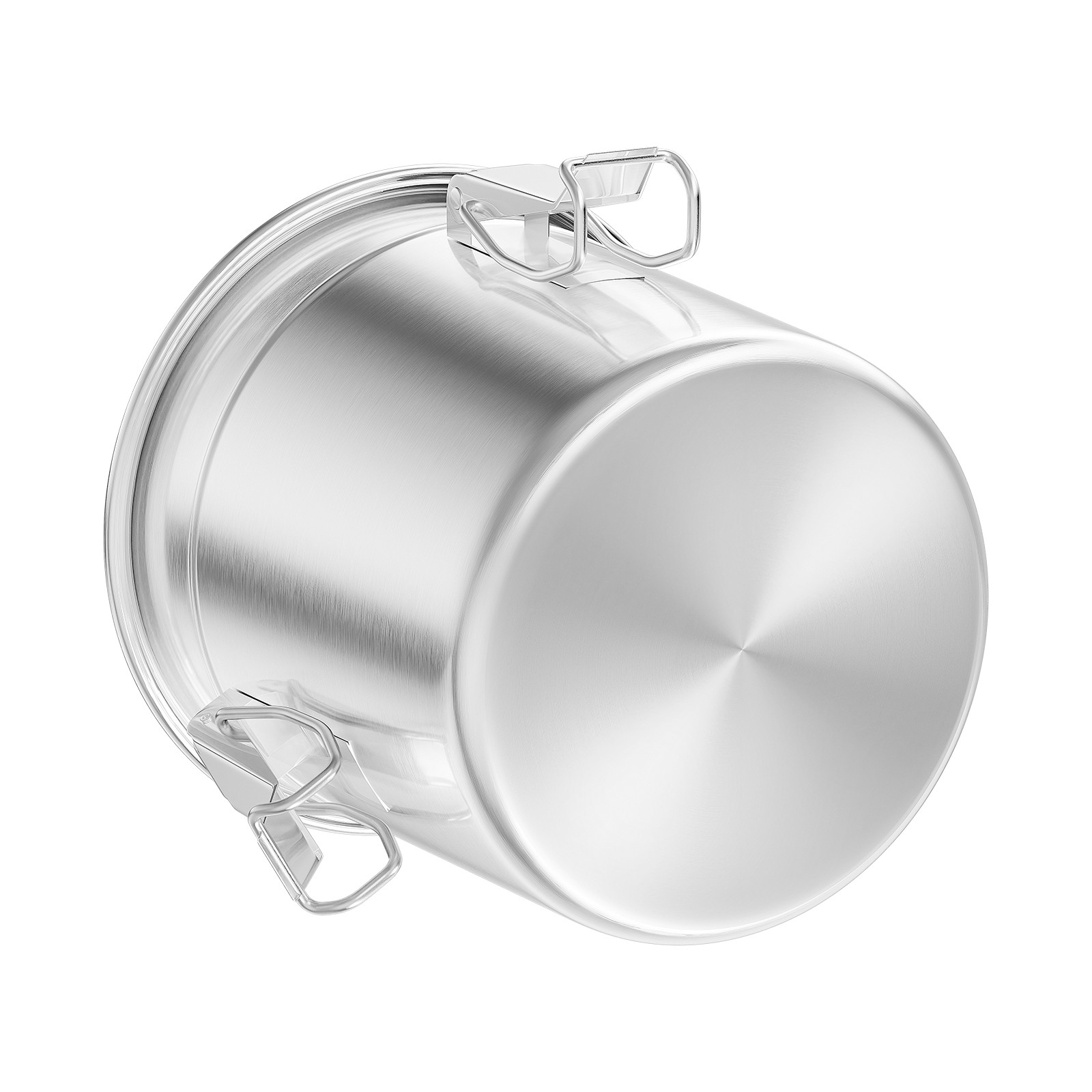 Cereal Container Kitchen Stainless Steel Food Flour Oil Storage Bucket Canister