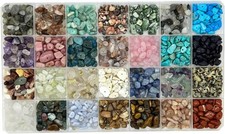 Jewelry Making Kit with 28 Colors Gemstone Chips and Beads