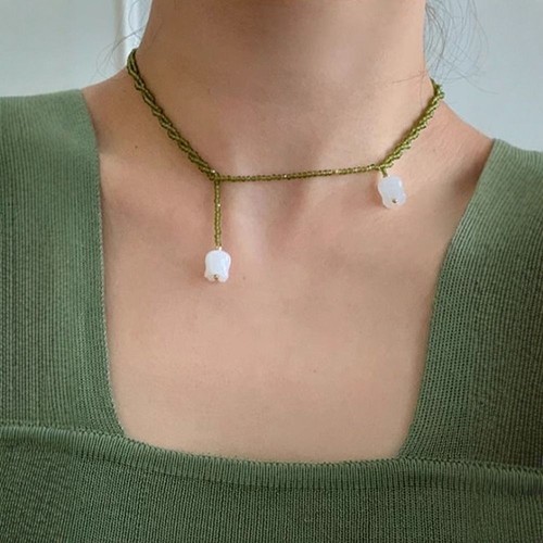 Crystal Pendant Necklaces Pearl Sweater Chains Vintage Beads Necklace Gifts