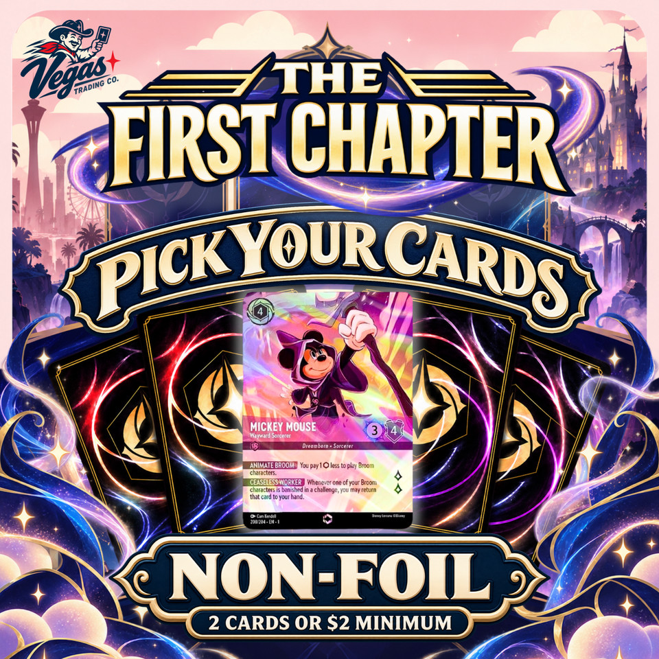 Disney Lorcana The First Chapter Non-Foil YOU PICK! Bundle & Save $2 Minimum