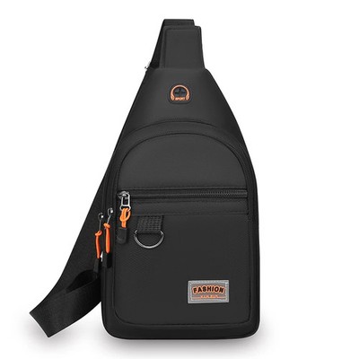 Chest Bag Men Multifunctional Waterproof Crossbody Bag Lightweight Nylon Casual 