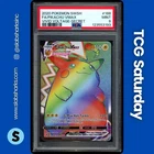 2020 POKEMON SWSH VIVID VOLTAGE #188/185 PIKACHU VMAX RAINBOW SECRET RARE PSA 9