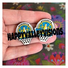 2 Piece Womens Basketball Team CHICAGO Silicone Focal Beads DIY Jewelry Pens