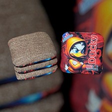 ACO Stamped - DUCKY - Cornhole Bags - SET OF 4 BAGS