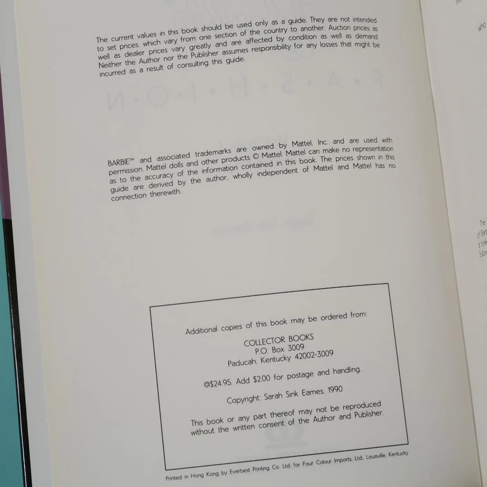 Barbie Fashion 19591967 Doll Sale Collectors Book From Japan - Image 4 of 4