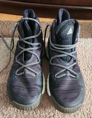 Adidas Shoes Mens Size 9.5 B42421 Crazy Explosive Black Gray