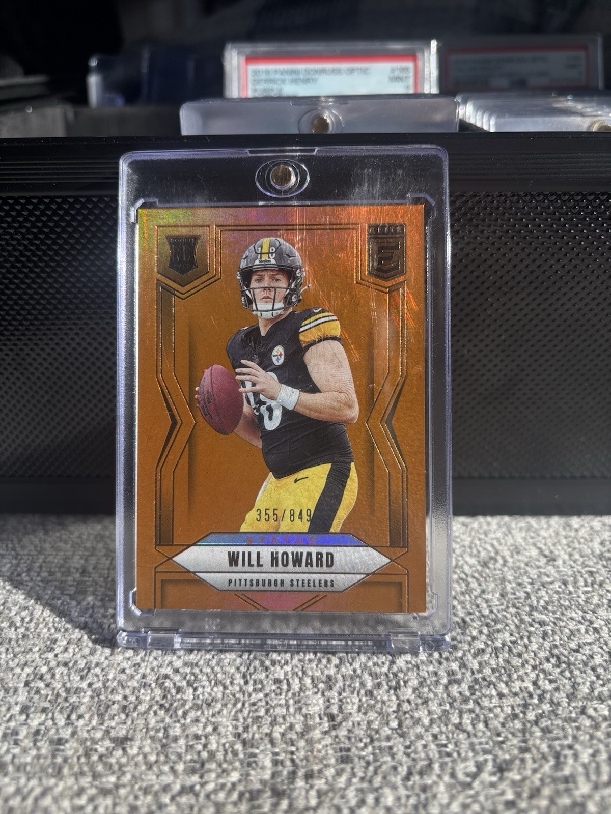 2025 Panini Donruss Elite - Will Howard #150 Status Orange /849 Rookie RC – Pitt