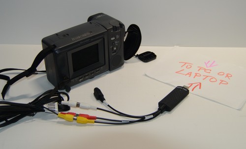 Sharp Viewcam VL-E66U Video8 8mm Camcorder Bündel Transfer Set PC / VCR/DVD / - Picture 7 of 7