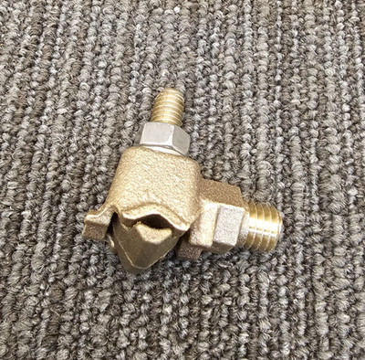 (QTY 5) PUI Two-Way Basket Ground Clamp, 8 SOL to 2/0 STR, Hex Shoulder