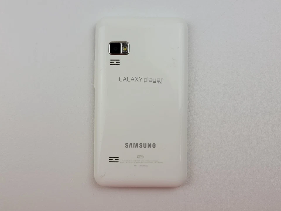 Reproductor de MP3 Samsung Galaxy S 5.0 (YP-G70) 8 GB blanco multimedia digital - H2898 Foto 2 de 4