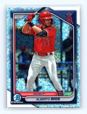 2024 Bowman #BCP-98 Alberto Rios Chrome Prospects Mini-Diamond Refractors