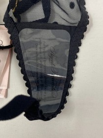 Agent Provocateur Annalia Black Polka Dot Garter and Thong Set M/L NWT $255