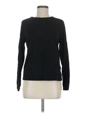 Banana Republic Women Black Long Sleeve T-Shirt M