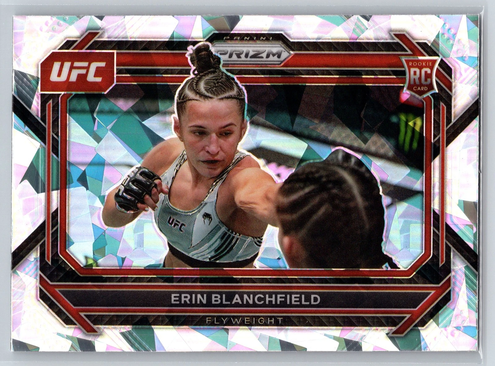 2023 Panini Prizm UFC Erin Blanchfield Cracked Ice Rookie #12 1769