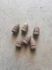 Lot of 6 Dropped Minie Ball type Bullets dug at Old Ft. Wingate New Mexico