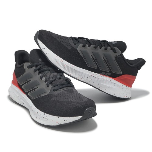 adidas Ultrarun 5 J Core Black Grey Pure Ruby Kids Youth Running Shoes JR5369 - Picture 7 of 8