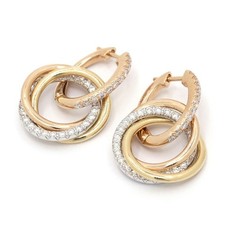 Cartier Trinity Earring diamond K18 YG/WG/PG ...