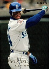 1996 Fleer - Checklists Ken Griffey Jr #2