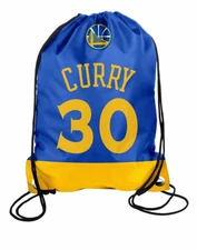 Stephen Steph Curry #30 Warriors Jersey Cinch Drawstring Back pack sack Gym Bag