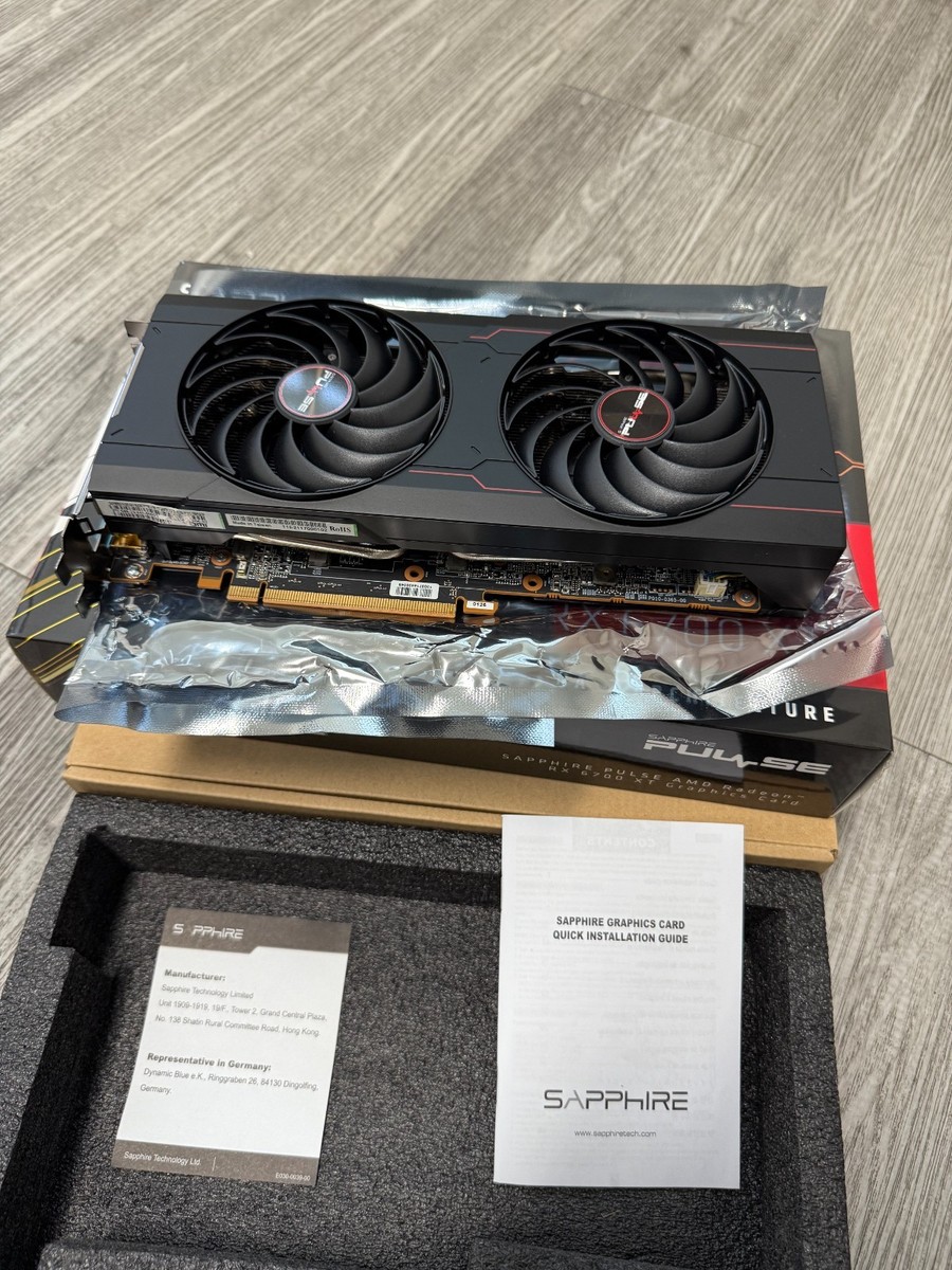 SAPPHIRE PULSE Radeon RX 6700 XT 12GB GDDR6 Graphics Card