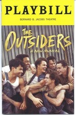 THE OUTSIDERS Playbill Original Cast BRODY GRANT Sky Lakota-Lynch Tony Award
