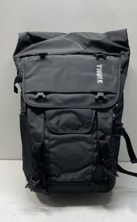 Thule Black Paramount Roll top Laptop Backpack Travel Bag