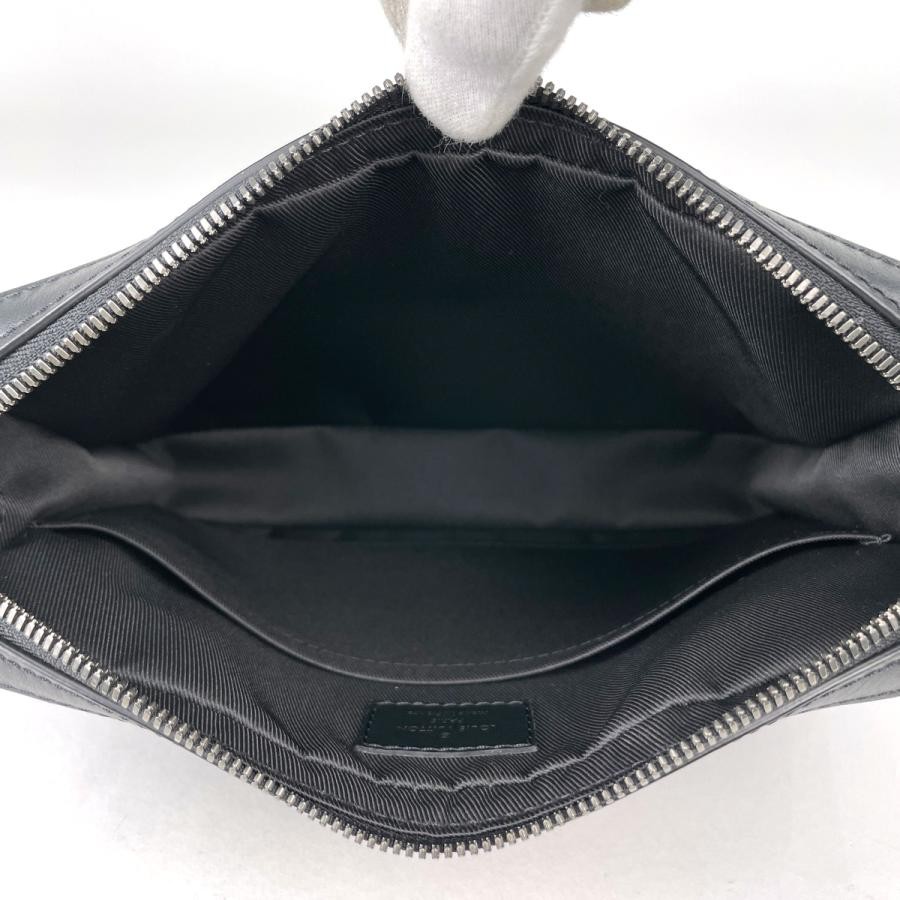 Louis Vuitton Trio Messenger Monogram Reverse Pouch Monogram Eclipse Black Gray image 5