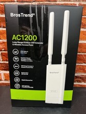 BrosTrend AC1200 Outdoor WiFi Access Point Long Range Dual Band PoE IP65
