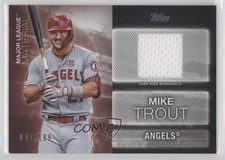2020 Topps Major League Material Black 44/199 Mike Trout #MLM-MT 0vf5