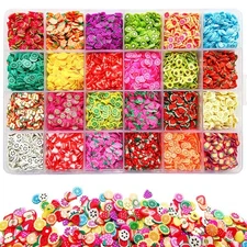 16800Pcs Fruit Slices Fruit Nail Art Slices Polymer Clay Slice Nail 3D Polyme...