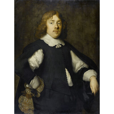 Van Ceulen Porträt von Joan Pietersz Reael Gemälde großer Wandkunstdruck 18x24