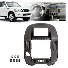 For 04-07 Nissan Titan Armada Wspeaker Center Console Panel Dash Radio Ac Bezel