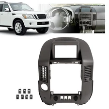 For 04-15 Nissan Titan Armada W/Speaker center console panel Dash Radio AC Bezel
