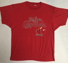 1987 st louis cardinals t-shirt 50/50 thin vintage MLB XL