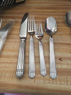 New  RETRONEU Esprit STAINLESS STEEL FLATWARE  Buyers Choice - use dropdown