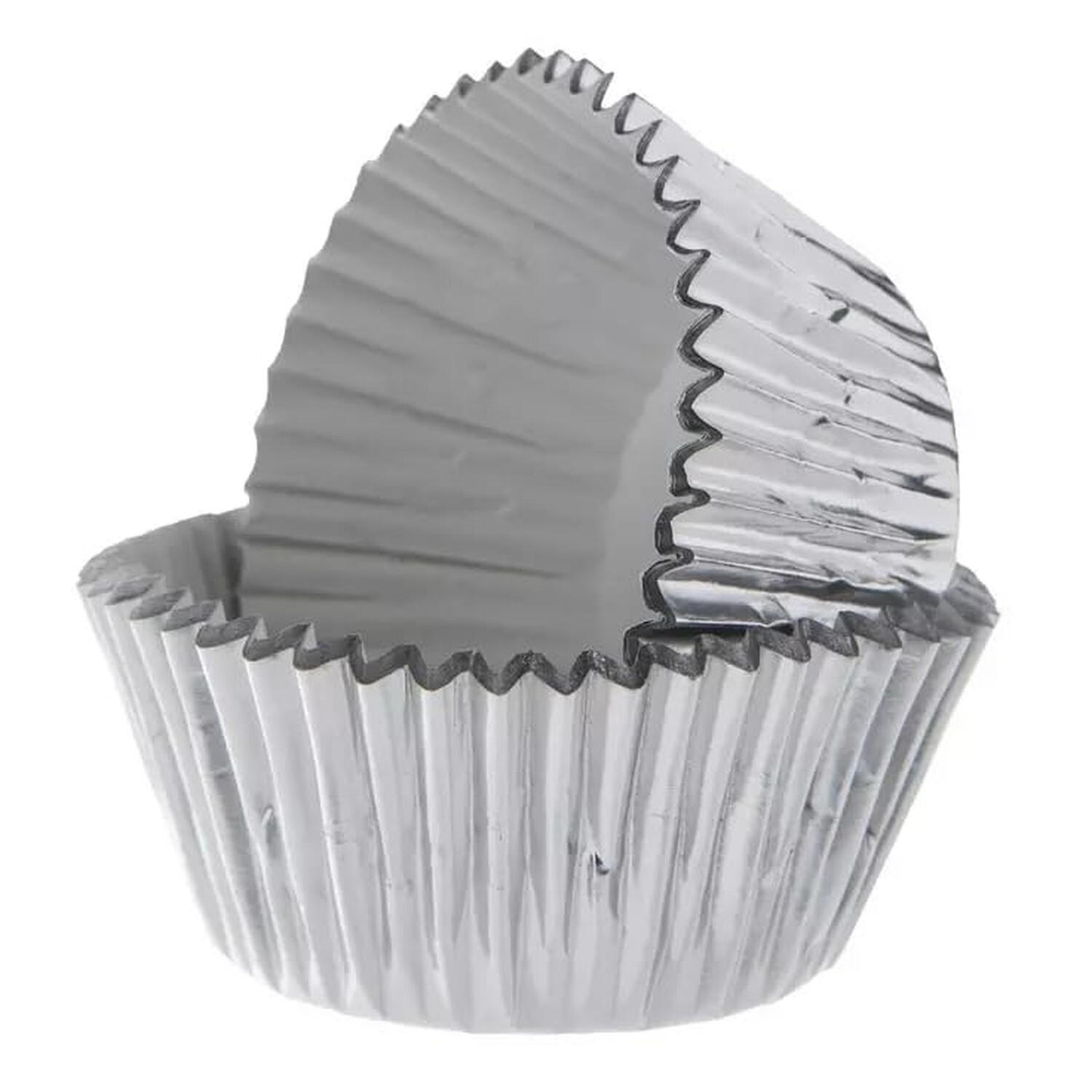 Foil Baking Cupcake Cups - 30 Count (Silver) Silver