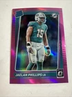 2021 Donruss Optic Football Pink Jaelan Phillips #254 PSA 8.5