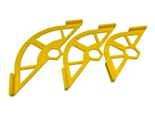 Router corner radius jig large template set of 3 for woodworking