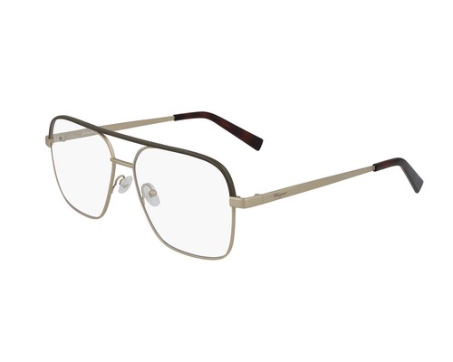 Ferragamo Occhiali da Vista SF2199L 43032 734 Montatura Oro Uomo | eBay