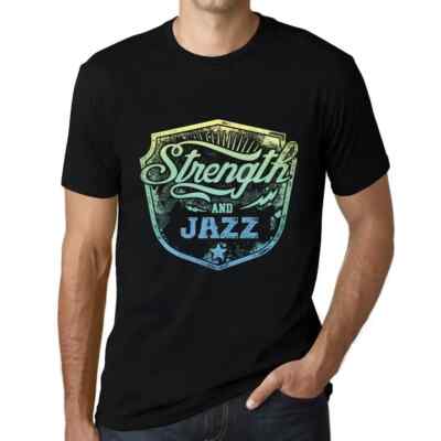 ULTRABASIC Herren T-Shirt Force Et Jazz Strength And Jazz T-Shirt Vintage