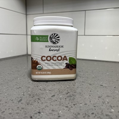 SunWarrior Harvest Cocoa | 100 % Unsweetened Cocoa Powder Exp 04/25