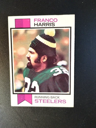 1973 Topps  #89 Franco Harris (RC) HoF: CREASE FREE, GREAT COLOR * CHECK IT OUT*