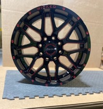 Wicked W903 20x10 Black Red Milled Wheel 8-165 -24mm Et 125.2mm Hub