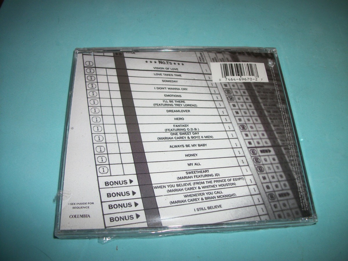 Mariah Carey #1s CD (1998) Sealed | eBay